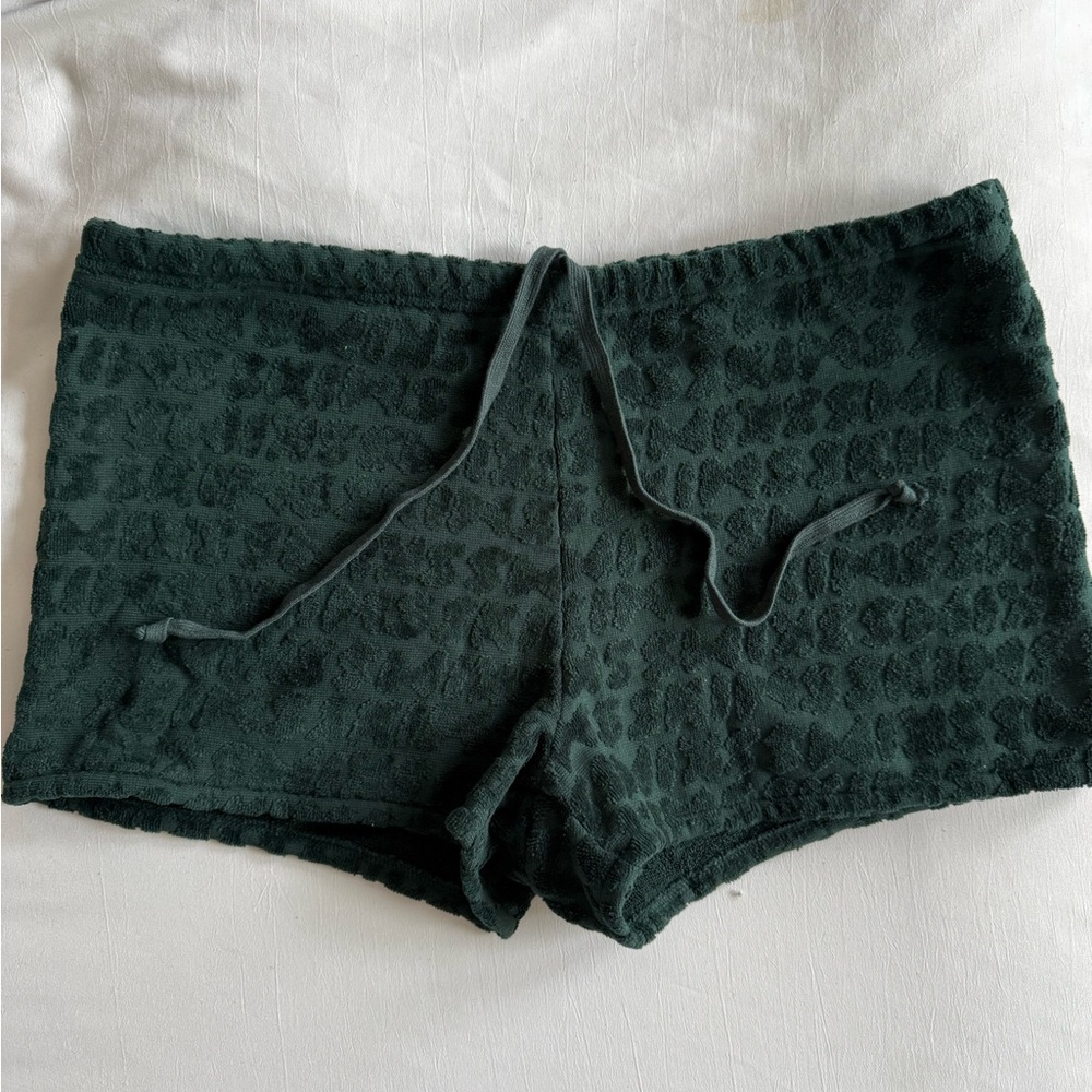 Skims Terry Logo Shorts